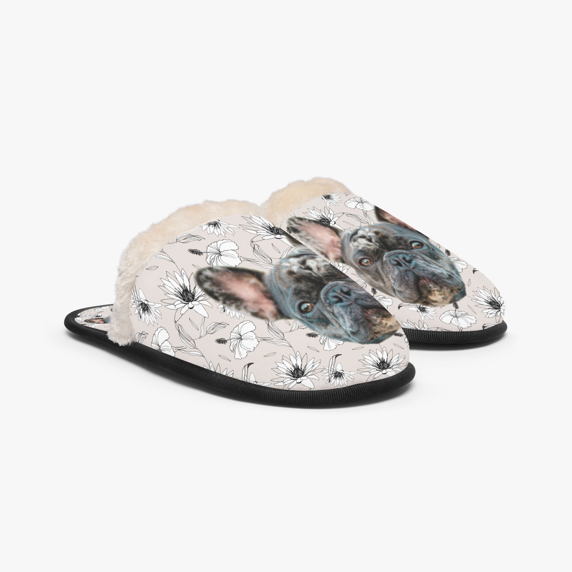 French Bulldog Axel Personalized Cozy Winter Slippers Cozy Paw Wear