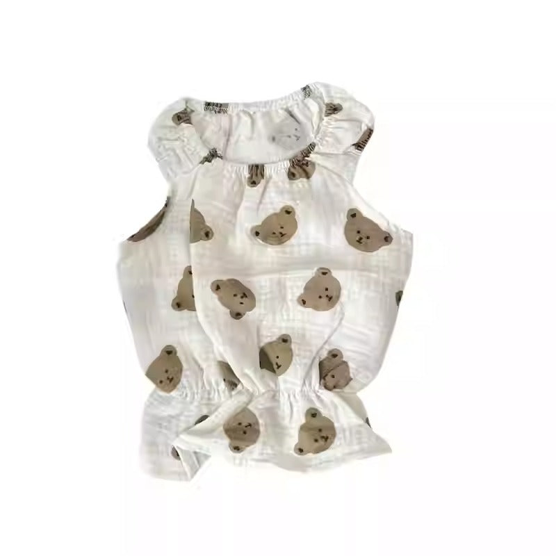 Lifestyle-Driven Chicruff Frenchie Summer Cotton Dress – Breathable R...