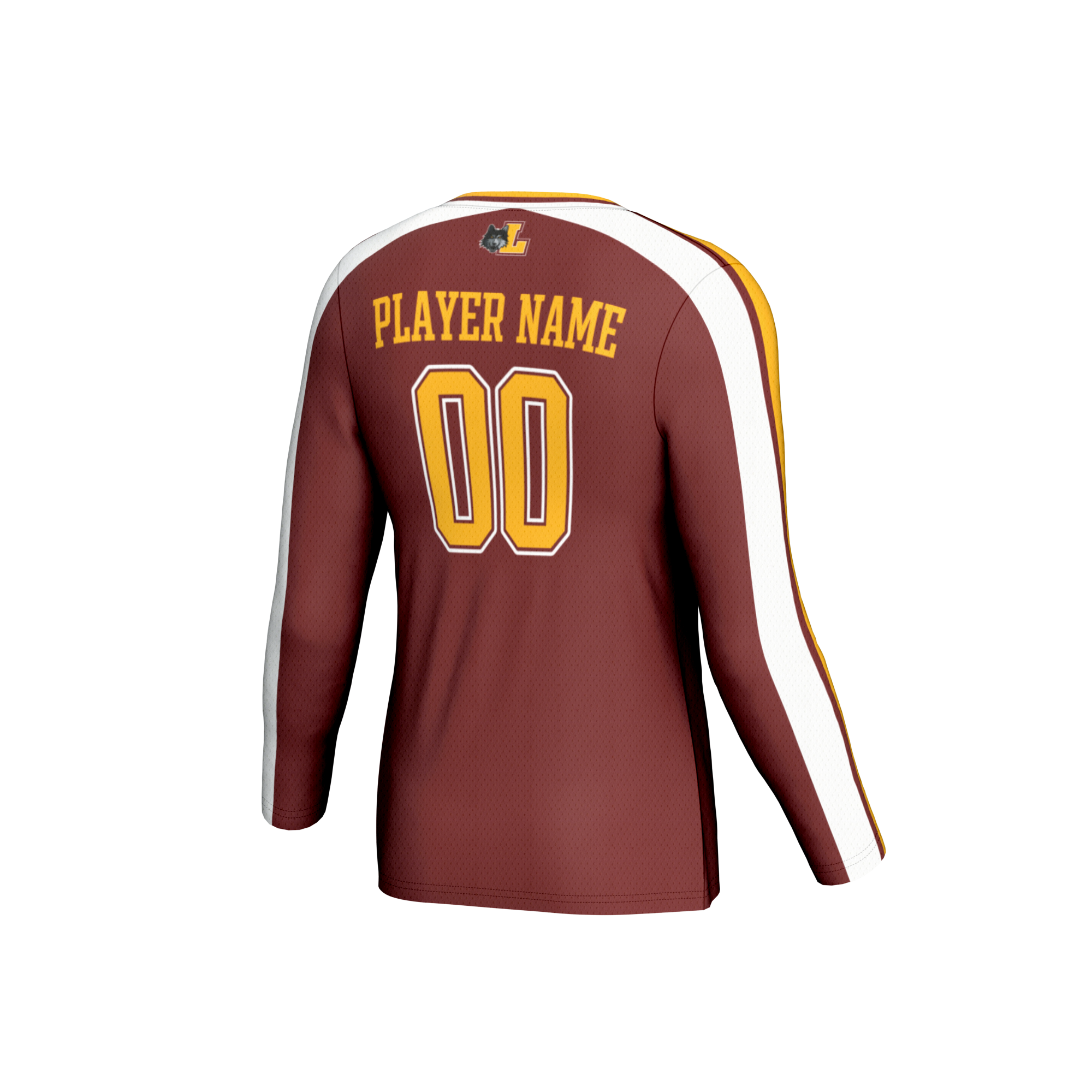 [NJP] Loyola Chicago Ramblers GameDay Greats Youth NIL Pick-A-Player Lightweight Collegiate Volleyball Fashion Jersey - Maroon