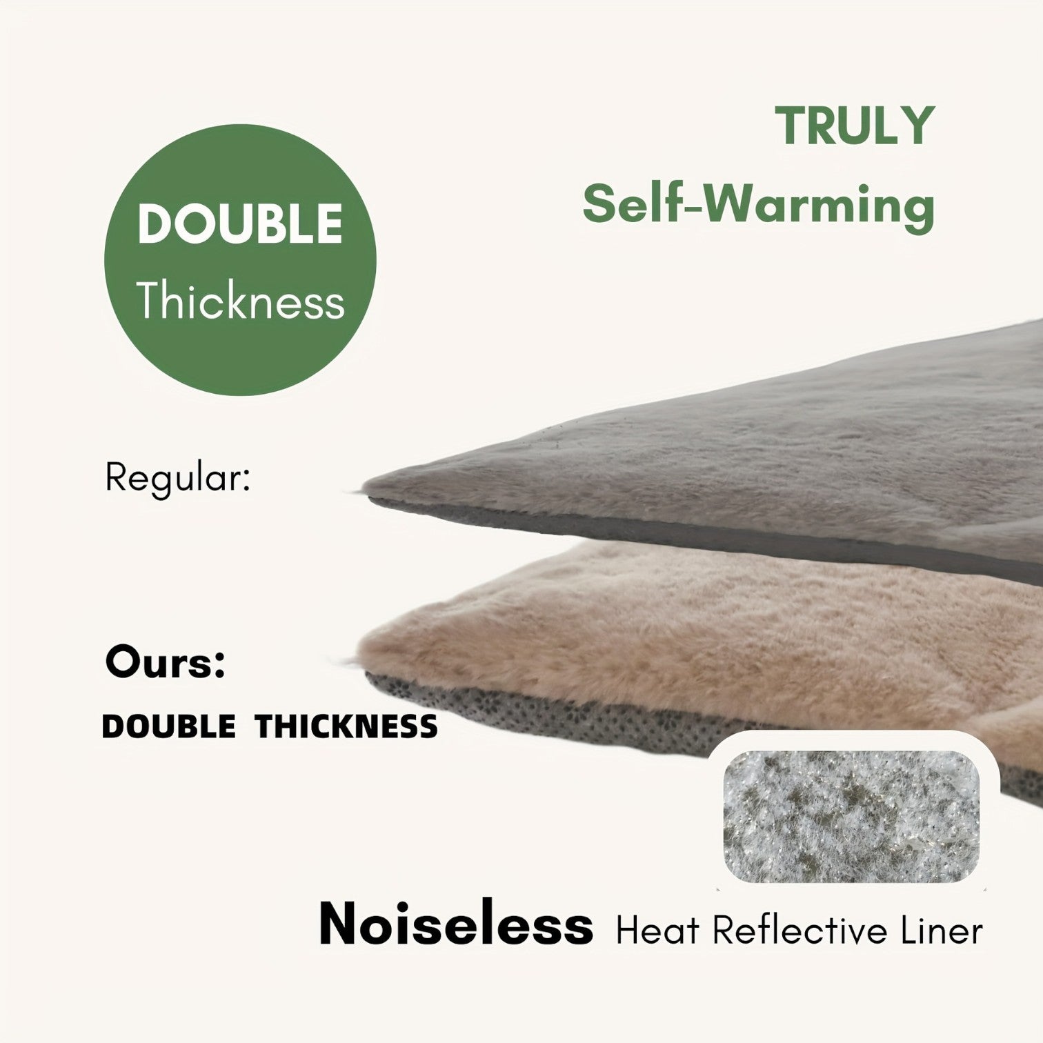 Daily-Walk Heatlux French Bulldog Pad – Double-thick Plush Washable H...