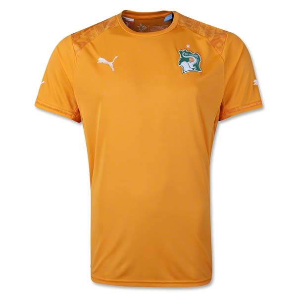 Authentic 2014 FIFA World Cup Ivory Coast Home Soccer Jersey Football