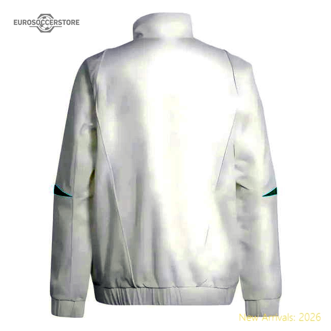 2023-2024 Man Utd Presentation Jacket White - Premium Kids