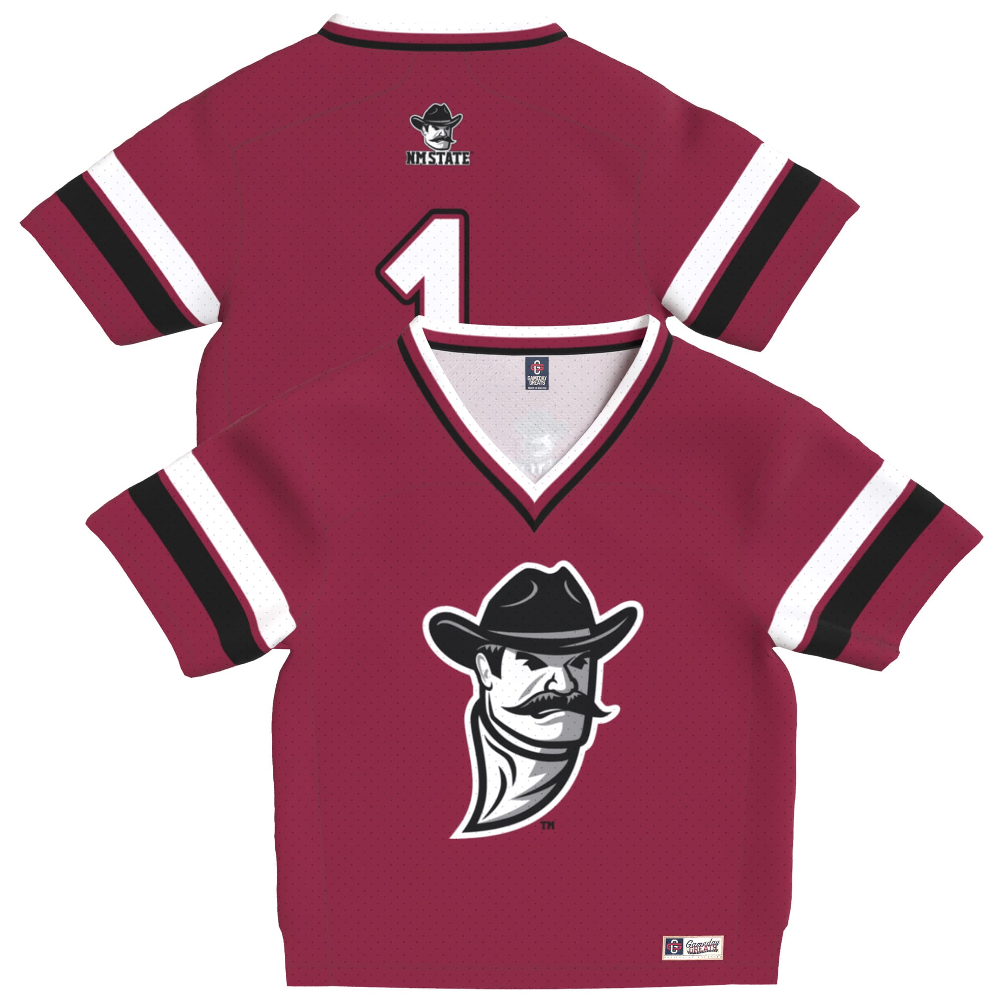 Infant Crimson New Mexico State Aggies Lightweight Collegiate Football Fashion Jersey