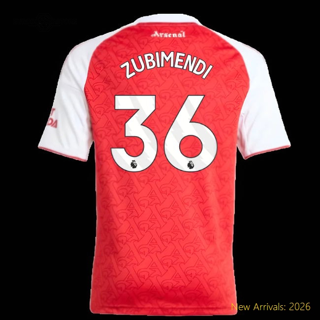 Gentle Arsenal Kids Zubimendi Jersey 2025-2026 Machine-washable