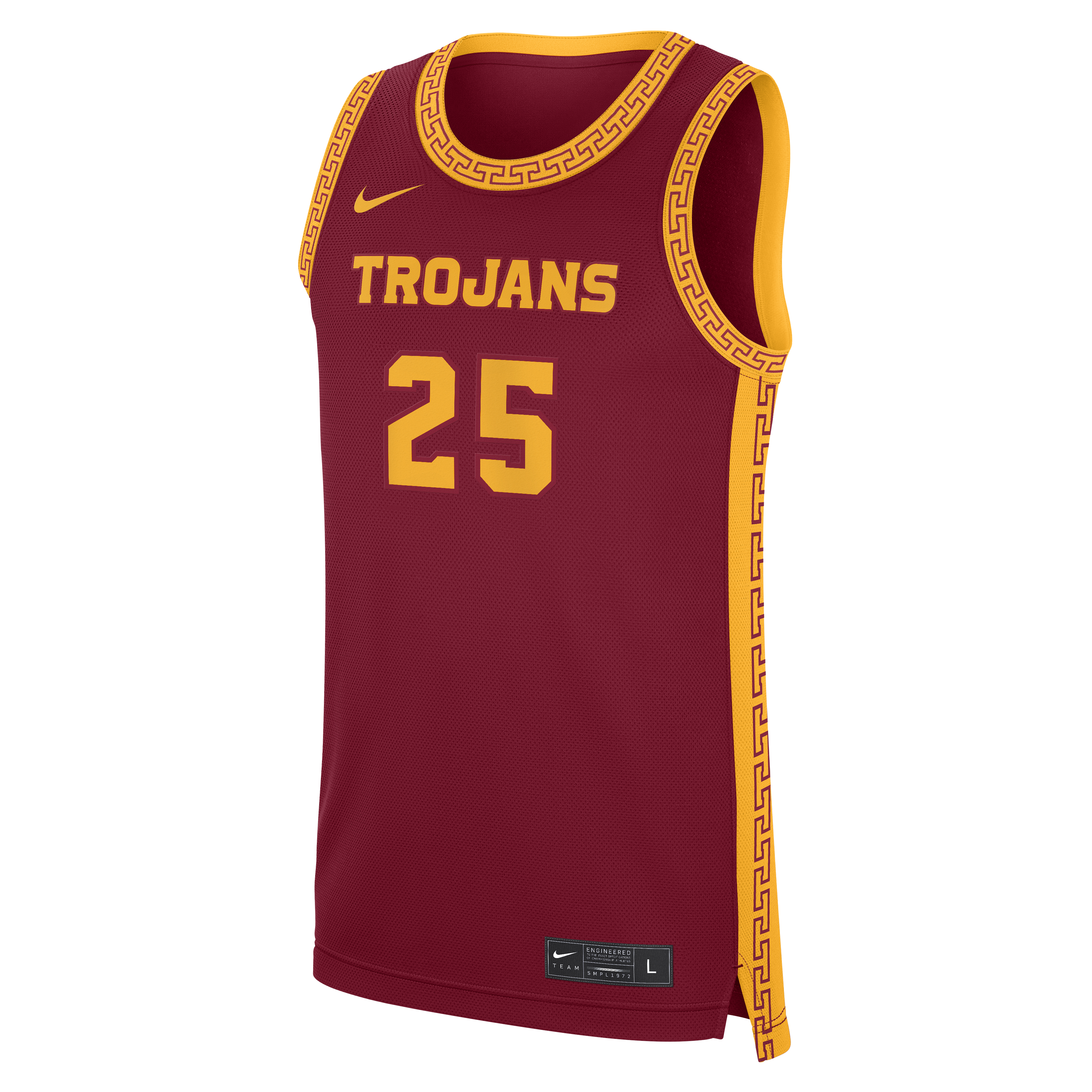 [NJP] USC Trojans Road Replica Basketball Jersey - Cardinal