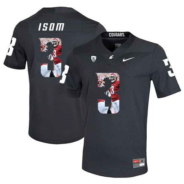Men's None Black 2024 replica Daniel Isom #3 durabl Jersey breathable