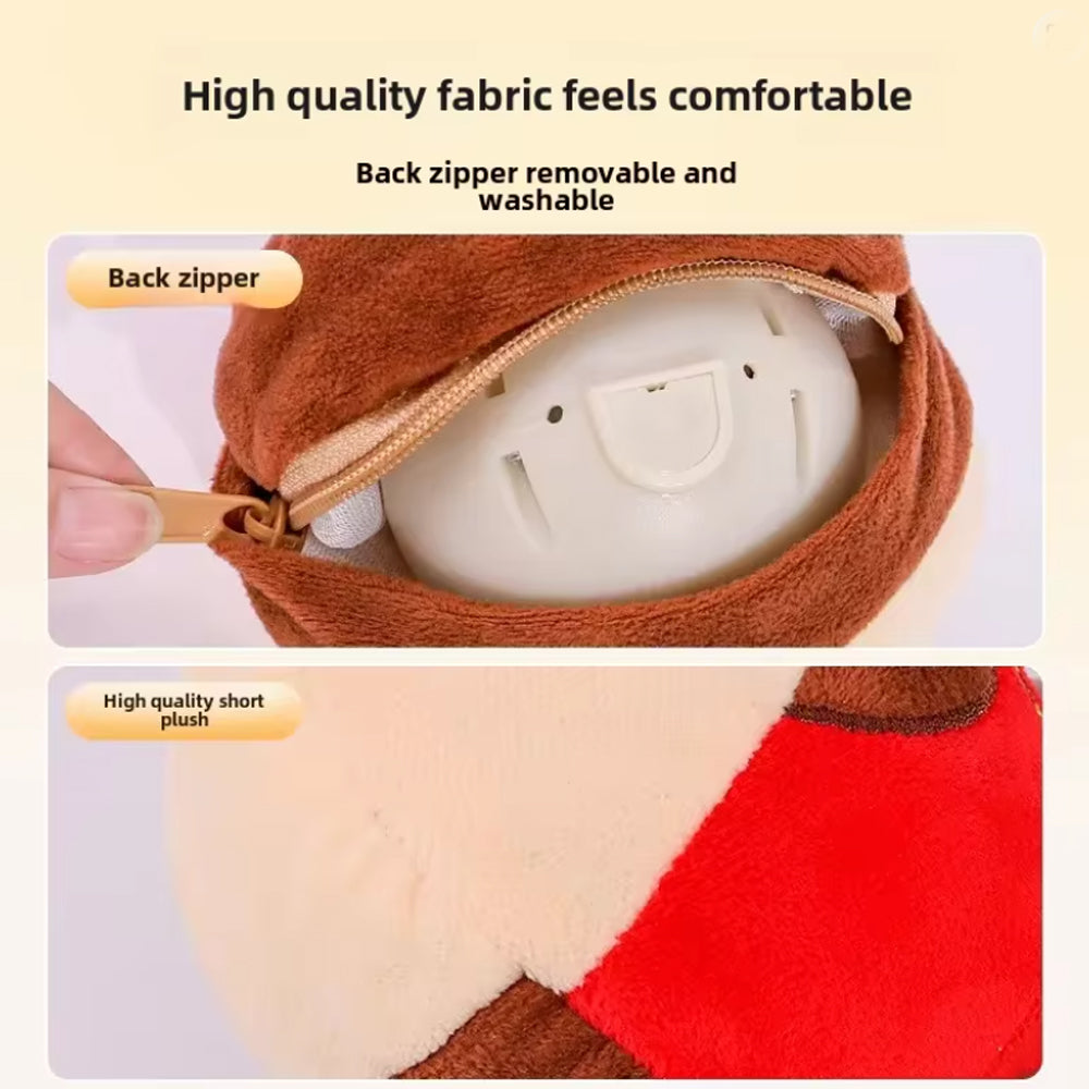 Beatball Frenchie Plush Ball – Electric USB Rechargeable Toy with Music