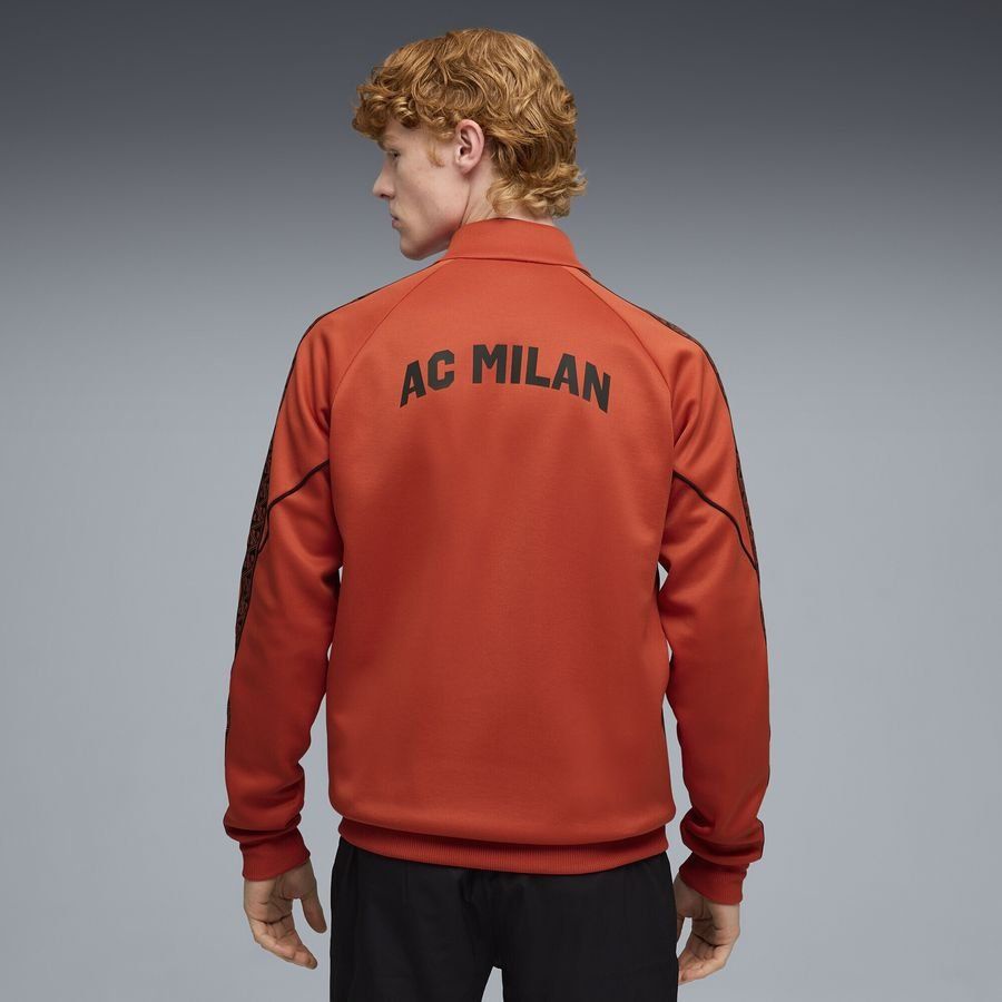 Milan Track Jacket King Anthem - Red Fire/PUMA Black