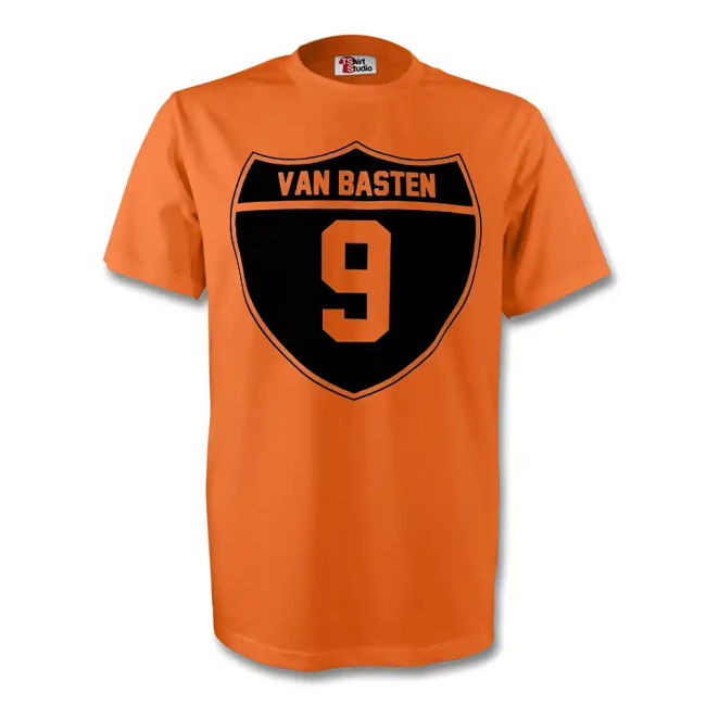 Marco Van Basten Holland Crest Tee (Orange) Premium Premium