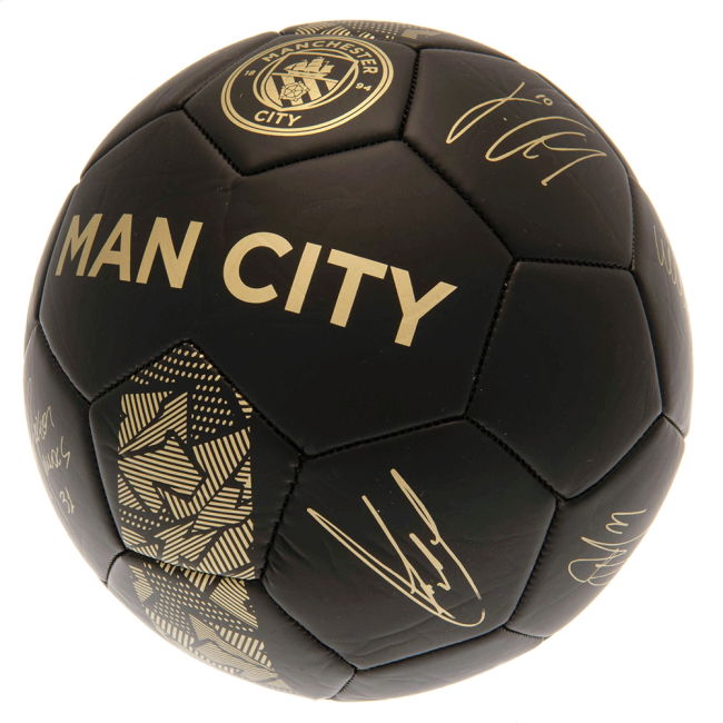 Adult Manchester City FC Sig Gold Phantom Football