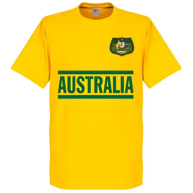 World Australia Wc Team T-Shirt - Yellow Athletic Official