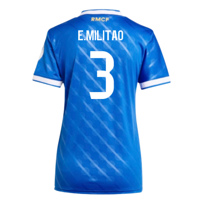 2025-2026 Real Madrid Third Jersey E.militao Performance Fabric