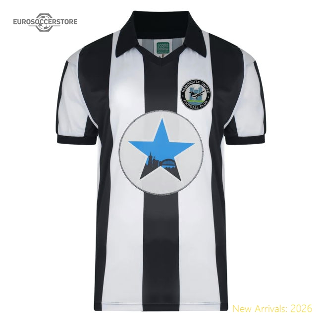 Score Draw Newcastle United 1982 Retro Football Shirt