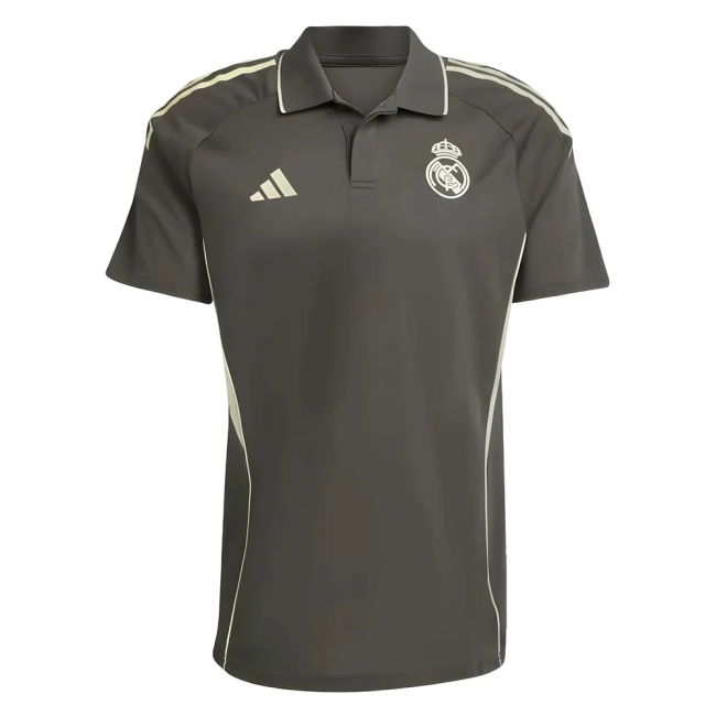 2025-2026 Real Madrid Football Shirt (Utility Grey) Moisture Wicking