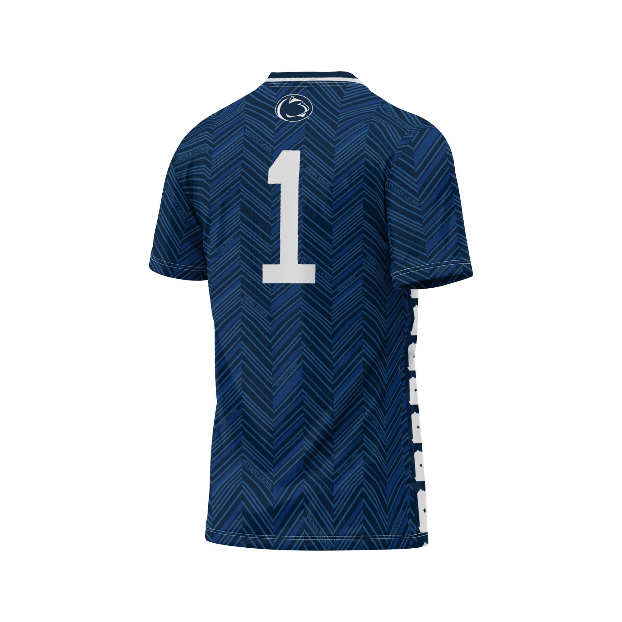 [SJH] Penn State Nittany Lions GameDay Greats Lightweight Soccer Fashion Jersey - Navy