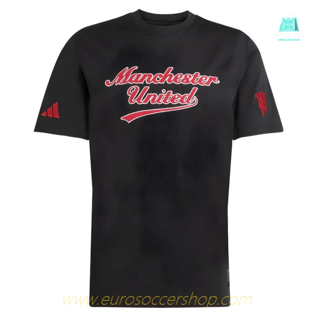 2025-2026 Man Utd US Tee (Black)