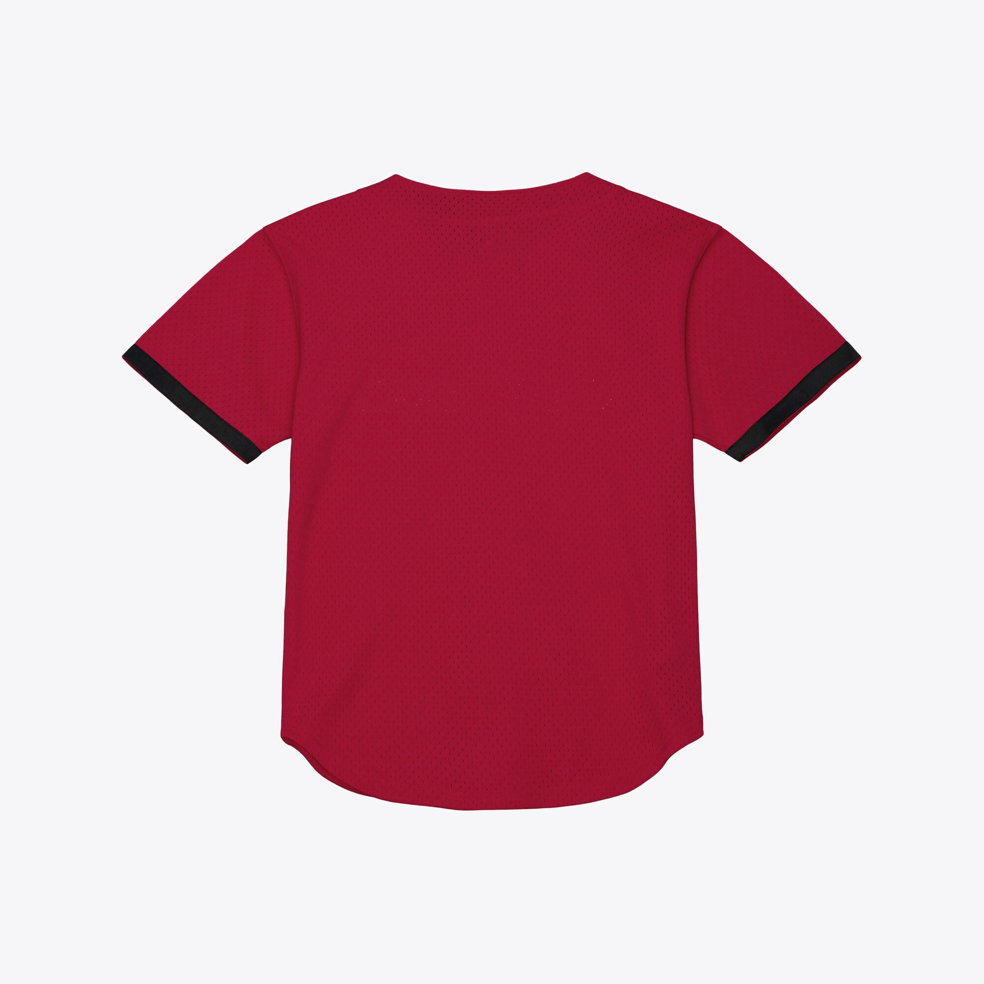 [DDG] Arkansas Razorbacks Mesh Button-Up Batting Practice Baseball Jersey - Cardinal