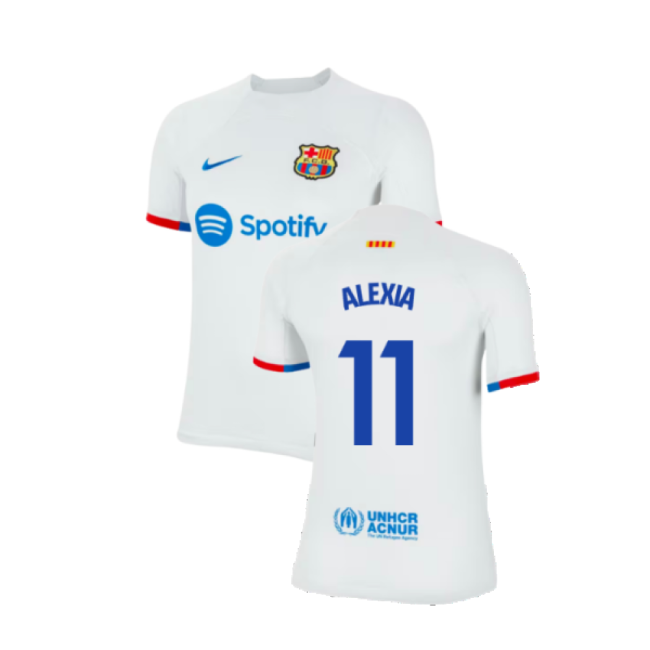 2023-2024 Barcelona Barca High-Quality Away Shirt (Ladies) (Alexia 11)