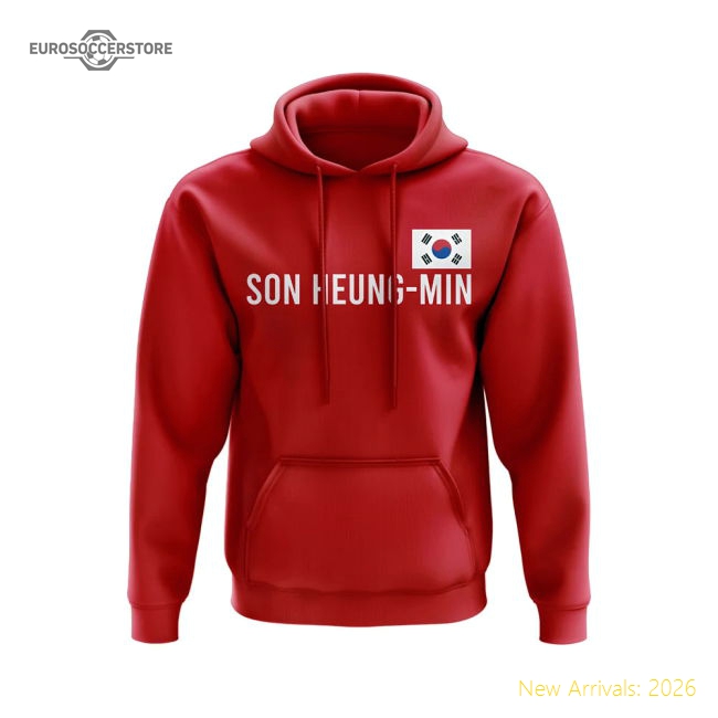 Luxury Son Heung Min South Korea Name Hoody (red) - Budget-friendly