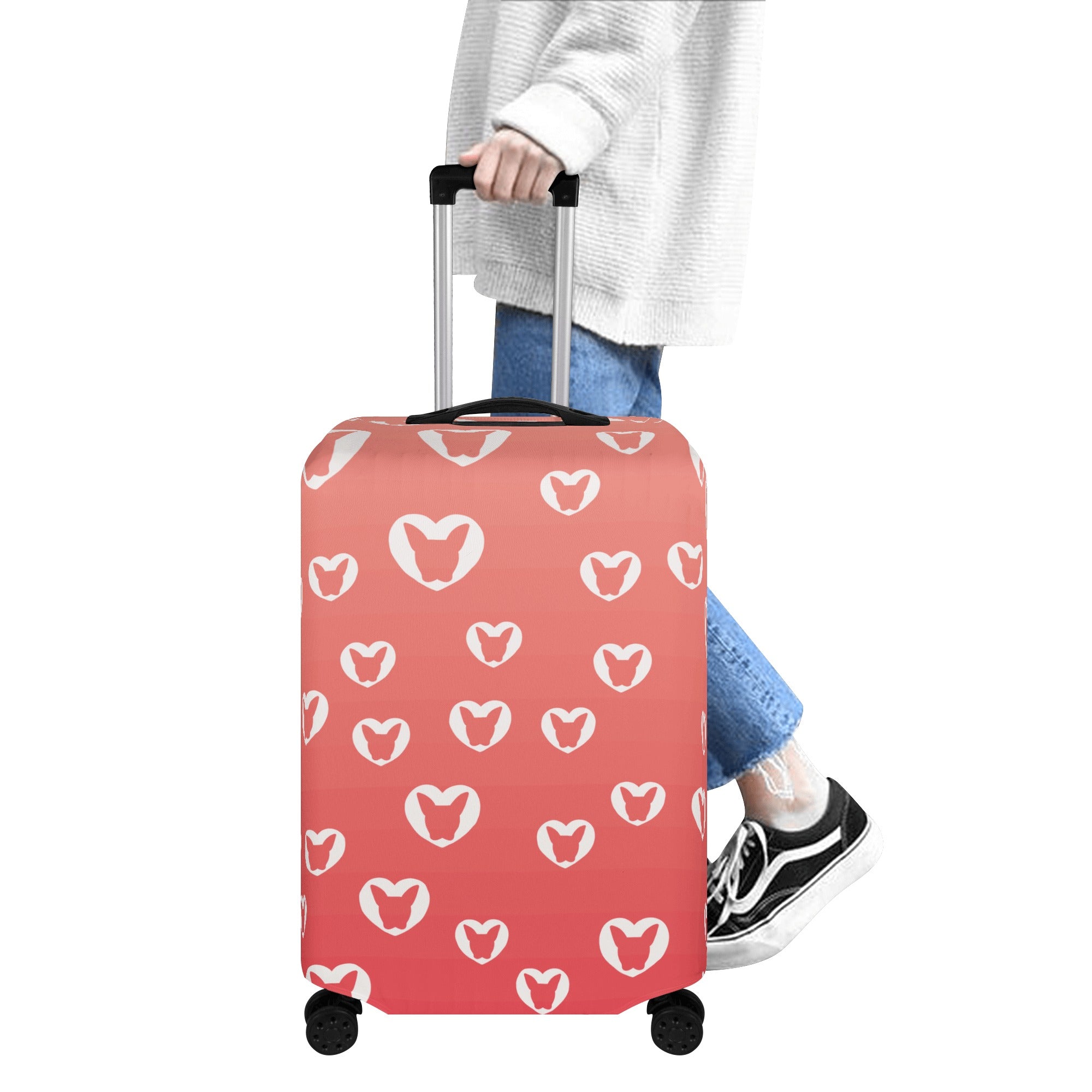 Cozy Chloe - Luggage Cover For Boston Terrier Lovers for Daily Life