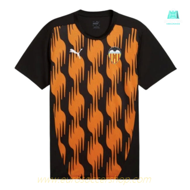 2024-2025 Valencia Pre-Match Shirt (Black)