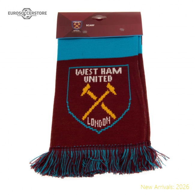 High-quality West Ham United Fc Narrow Bar Scarf - Economical