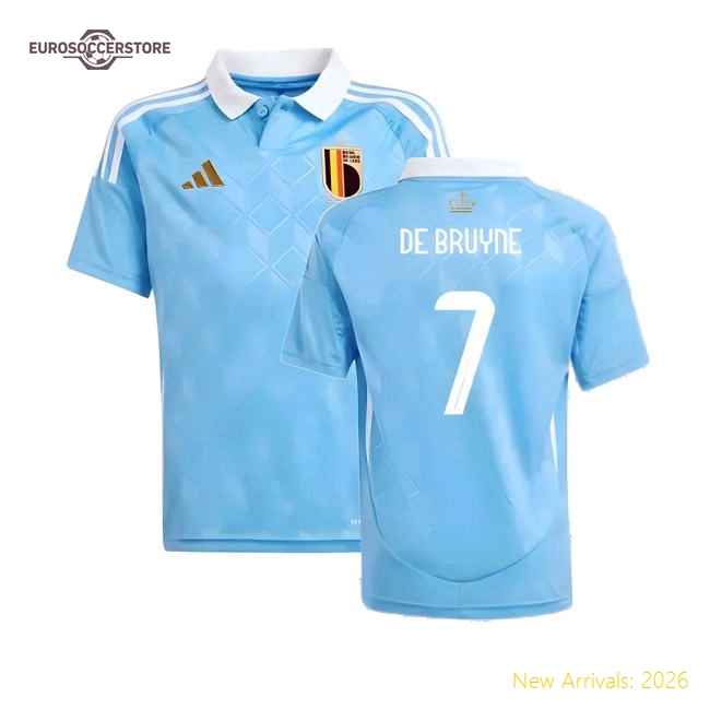 Football Team Kids Soft De Bruyne Jersey 2024-2025 Lightweight