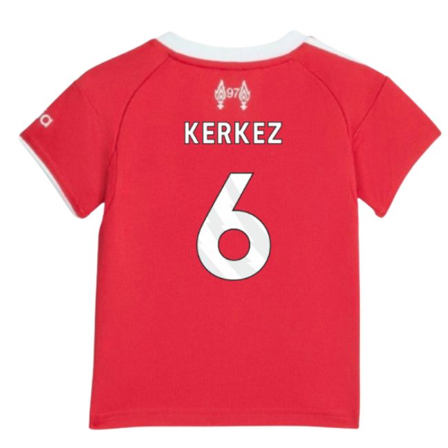 Quick-Dry 2025-2026 Liverpool Home Vintage Soccer Jersey Kerkez 6#225