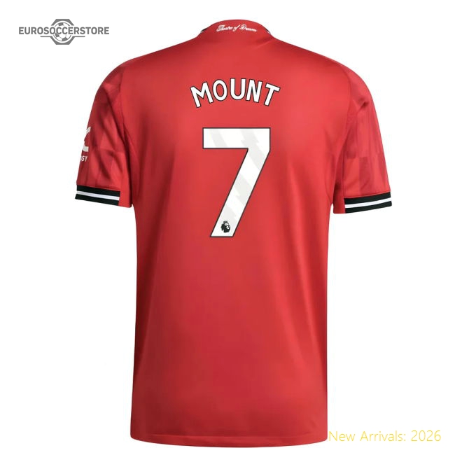 2025-2026 Man Utd Authentic Home Shirt (Mount 7)