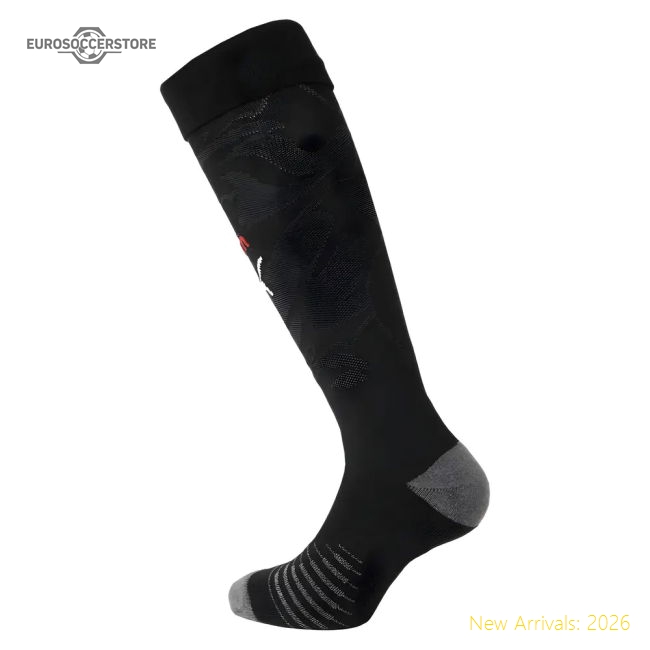Top-grade 2025-2026 Ac Milan Home Athletic Socks (black)