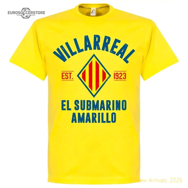 Villarreal Established T-Shirt - Yellow