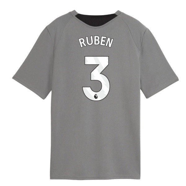[JED] 2026-2027 Man City Training Jersey (Cast Iron) - Kids (Ruben 3)