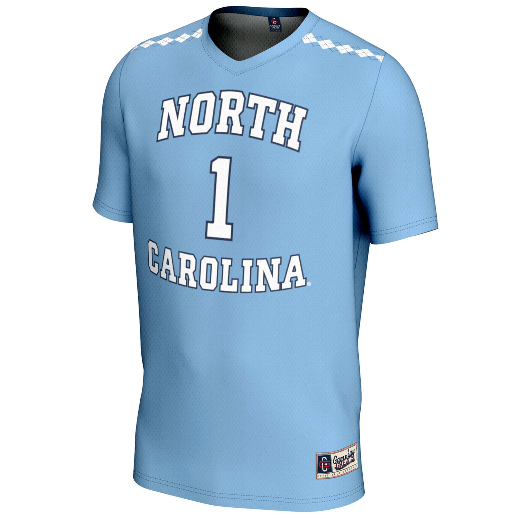 [NJP] North Carolina Tar Heels GameDay Greats Youth Lightweight Women's Lacrosse Jersey - Carolina Blue