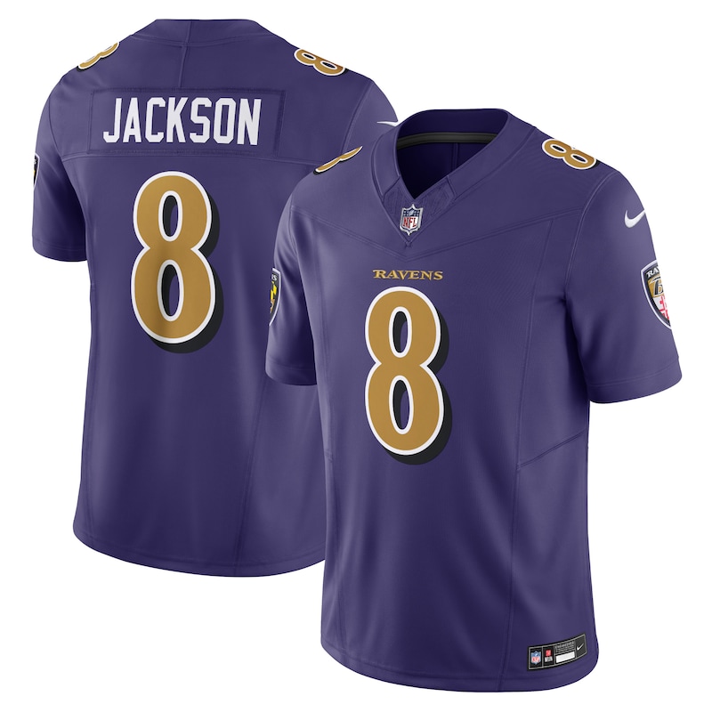 Lamar Jackson Baltimore Ravens Nike Vapor F.U.S.E. Limited J...