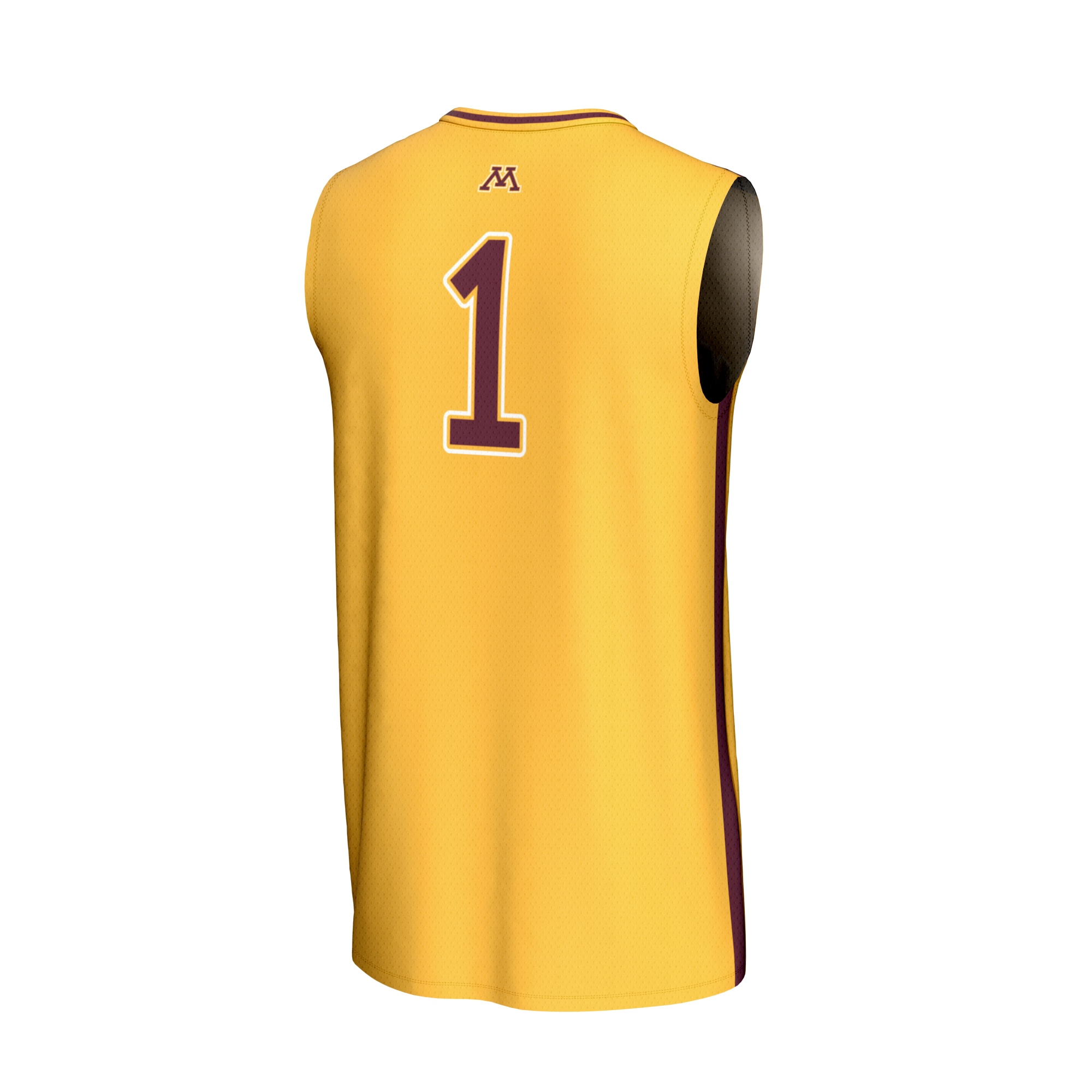 [NJP] Minnesota Golden Gophers GameDay Greats Youth Lightweight Collegiate Basketball Fashion Jersey - Gold