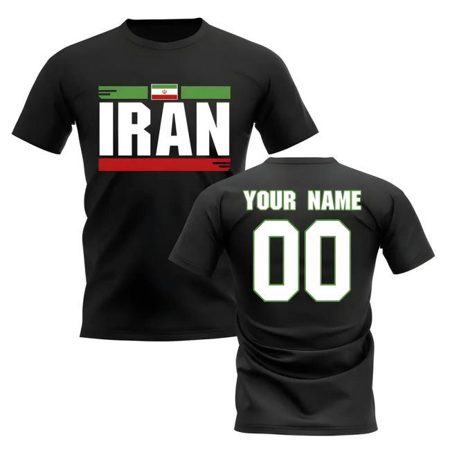 Championship Championship Personalised Iran Fan Football T-Shirt