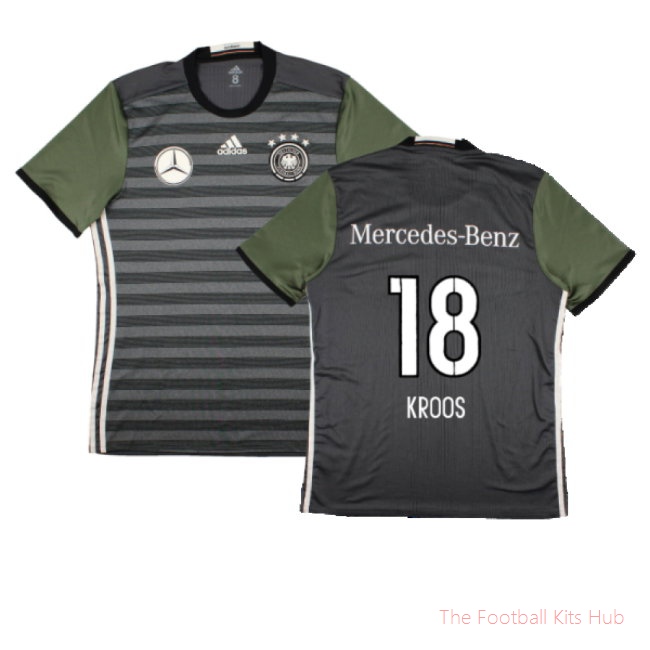 Germany 2016-17 Away Match Issue Shirt (L) (Excellent) (Kroos 18)
