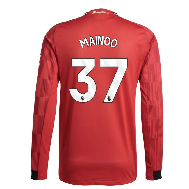Ultra Comfort Fervent Football Man Utd Authentic Long Sleeve Home ...