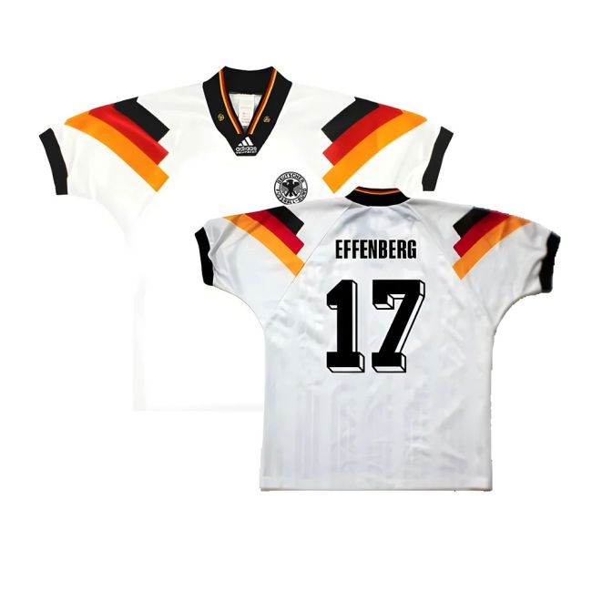 Germany 1992-93 Home Shirt ((Excellent) L) (Effenberg 17)