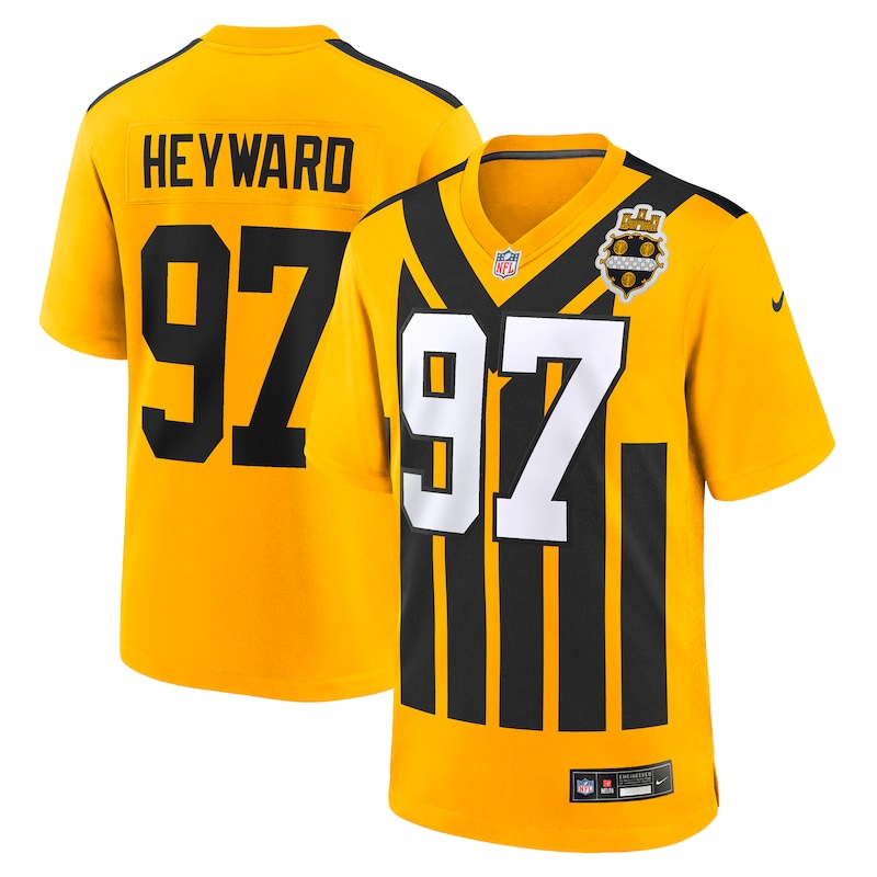None Cameron Heyward PIT Steelers Modern Official Jersey Game Day Wear