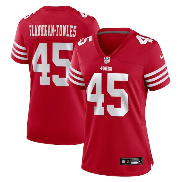 Performance San Francisco 49ers Game Jersey - Premium Scarlet NFL F...