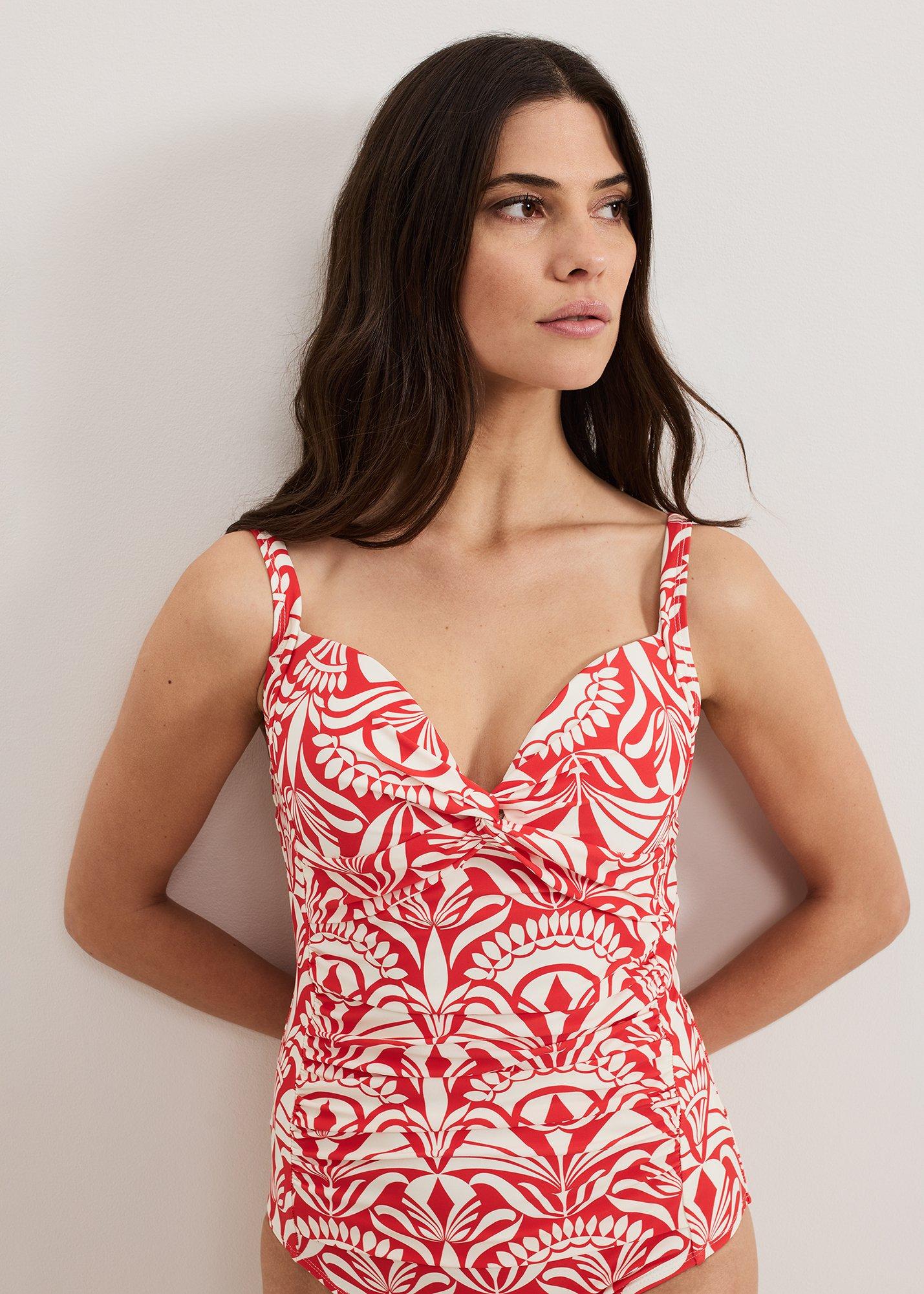 Tile Print Swimsuit