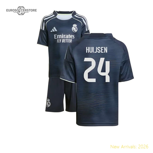 Premium 2025-2026 Real Madrid Away Mini Kit (Huijsen 24)