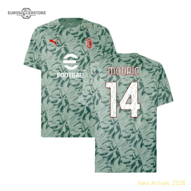Authentic Ac Milan Home Smokey Gray) (modric Jersey Performance