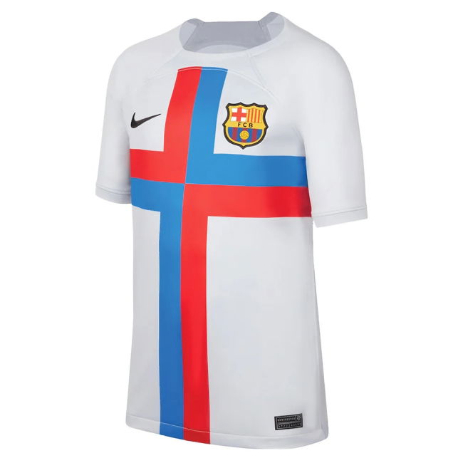 Genuine 2022-2023 Barcelona Spanish Third Uniform (Kids)
