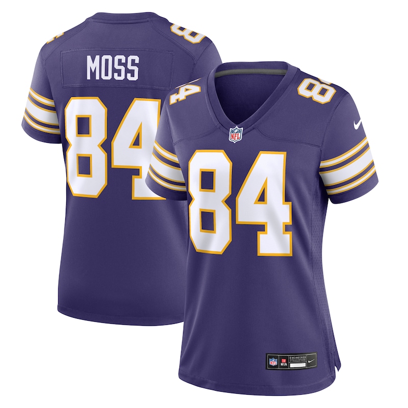 None Randy Moss MIN Vikings Powerful Genuine Jersey for NFL Fans