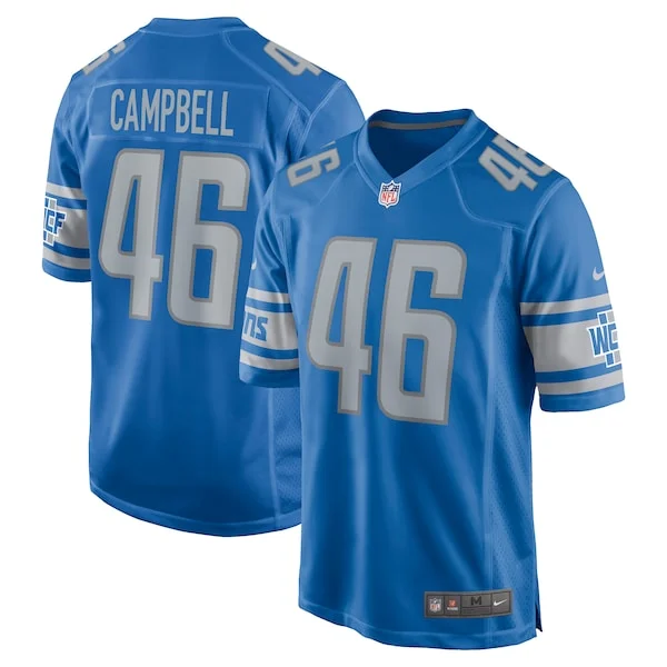 None Game NFL Jersey - Blue | Authentic Football Apparel | NFL Footbal