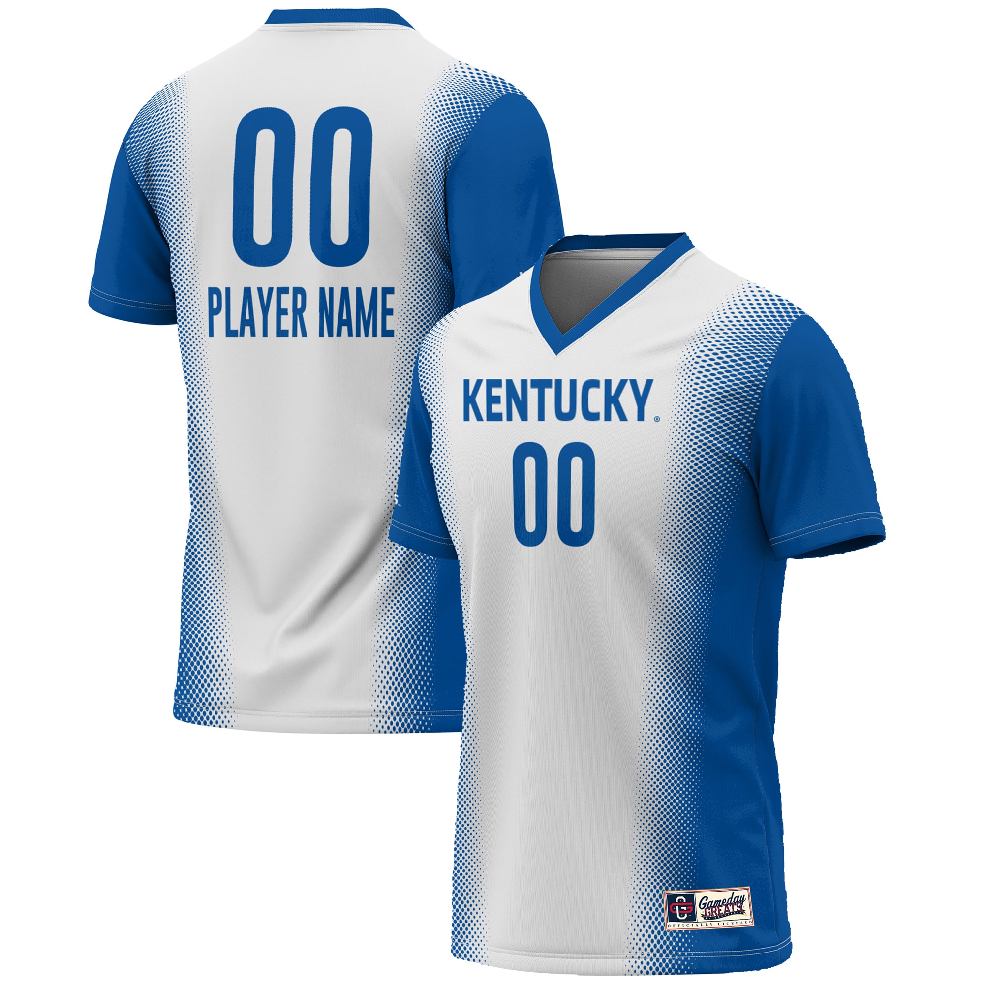[NJP] Kentucky Wildcats GameDay Greats NIL Pick-A-Player Lightweight Women's Soccer Jersey - White