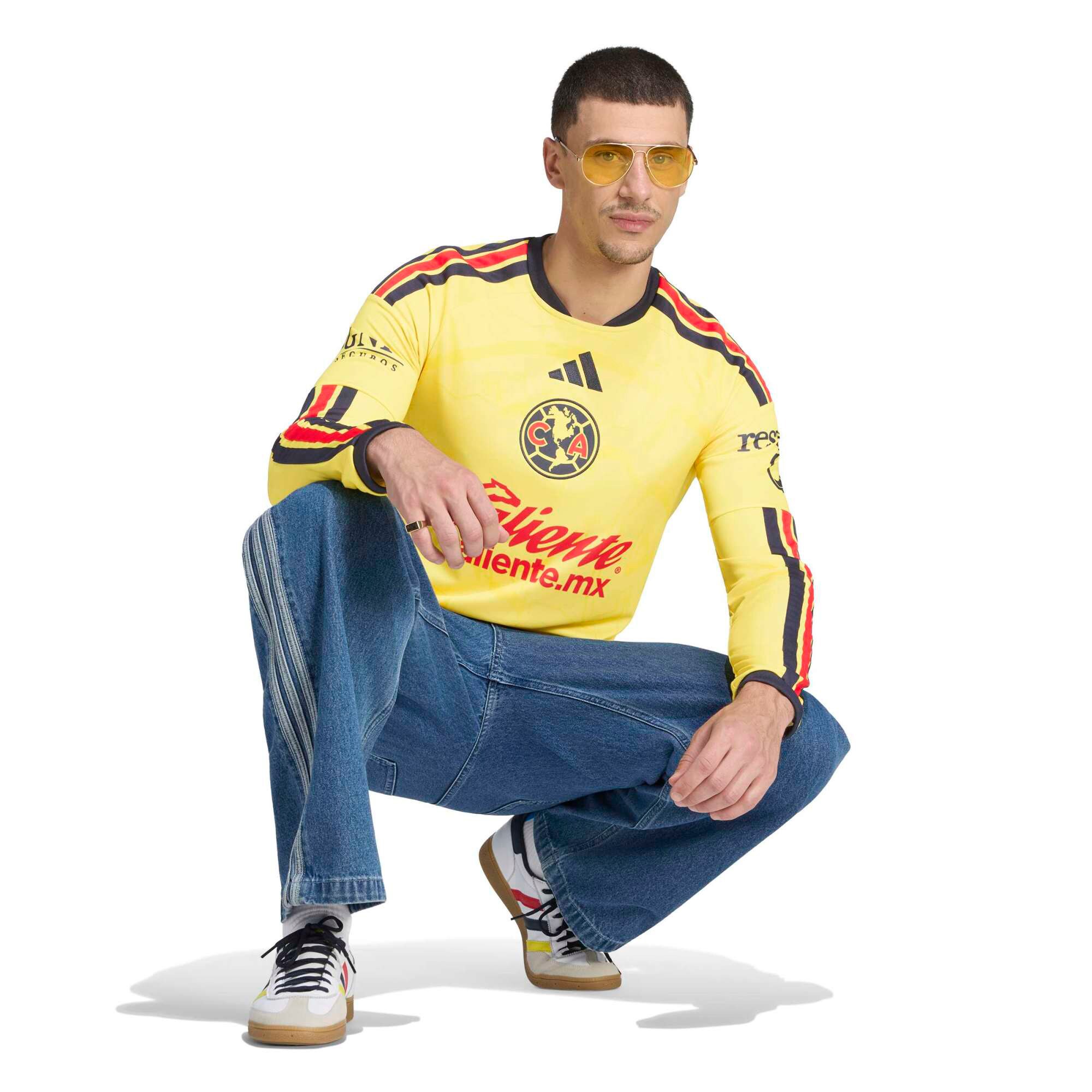 [SJH] Club America 2026/27 Home Replica Long Sleeve Jersey - Black
