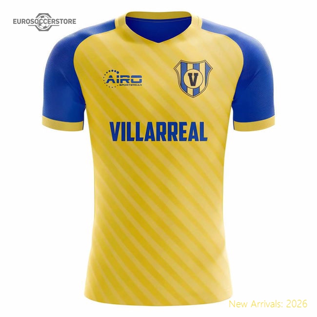 2025-2026 Villarreal Home Concept Football Shirt - Womens